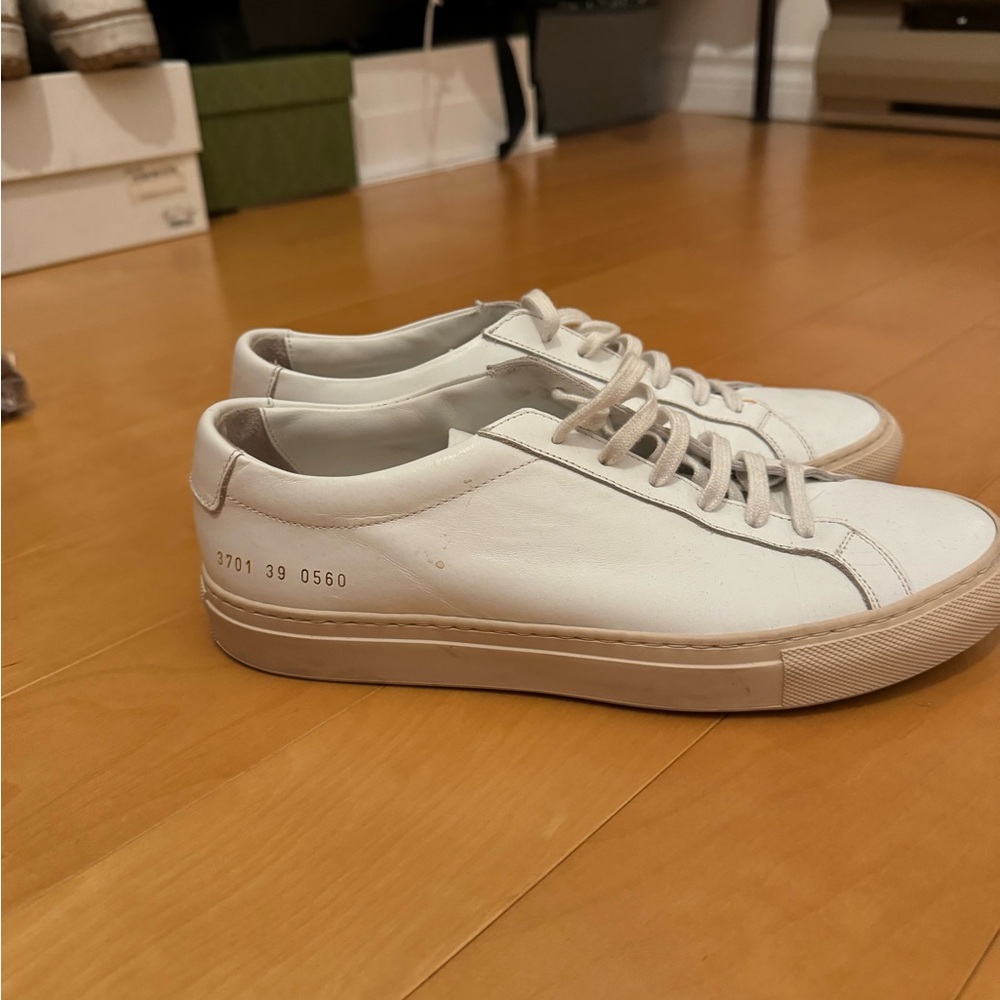 Common Projects White Leather Sneakers